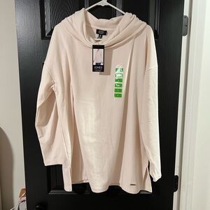 Jones New York Cream Cowl Neck Sweater